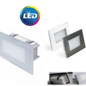 Segnapasso LED 3w per Scatola 503 170 Lumen Luce Natura